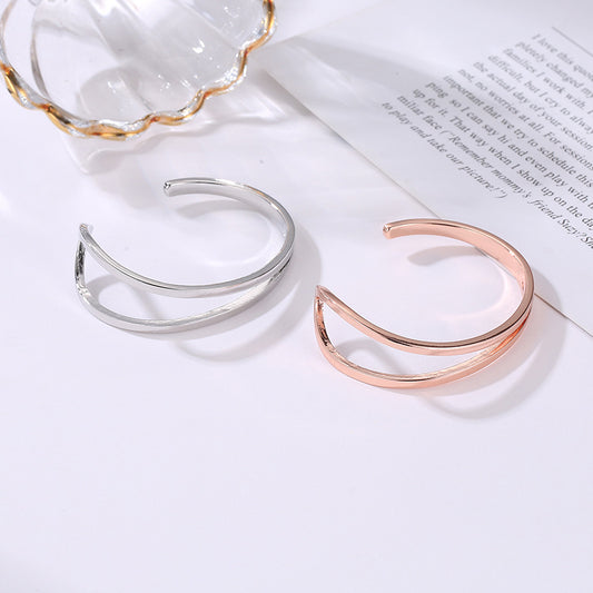 Hollow Simple Glossy Bracelet