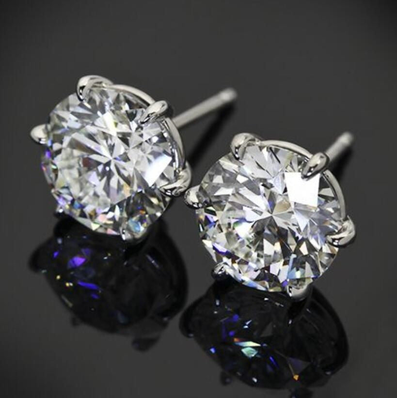 Elegant Versatile Silver Stud Earrings