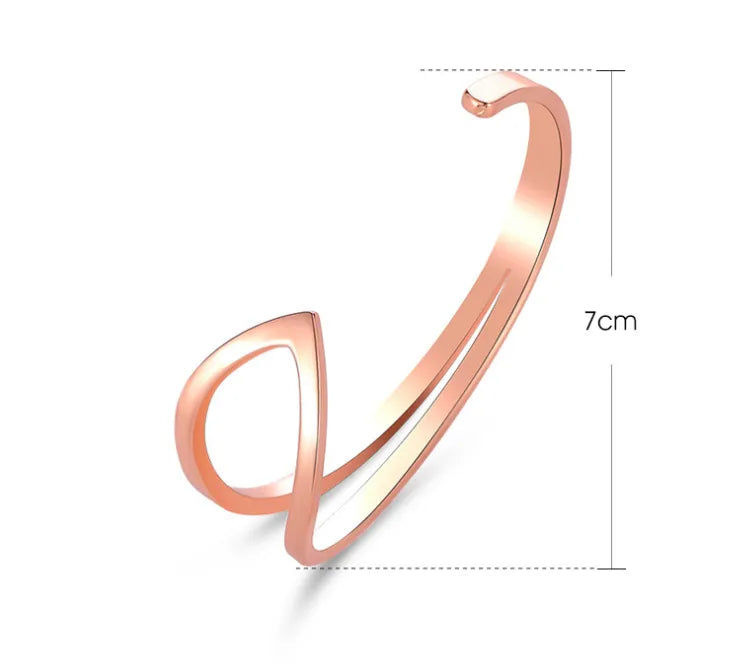 Hollow Simple Glossy Bracelet
