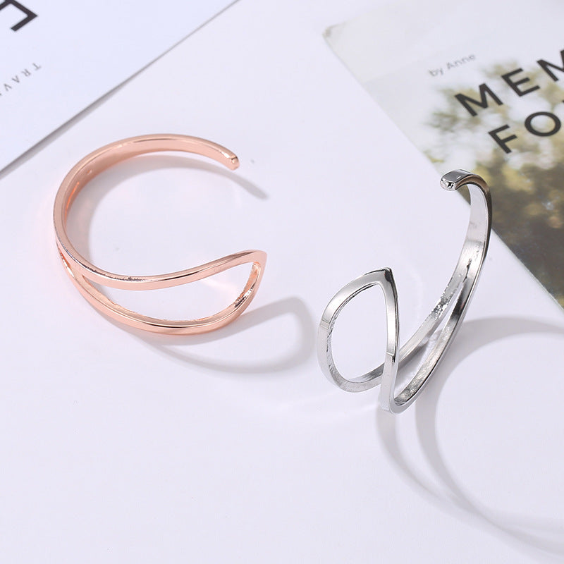 Hollow Simple Glossy Bracelet
