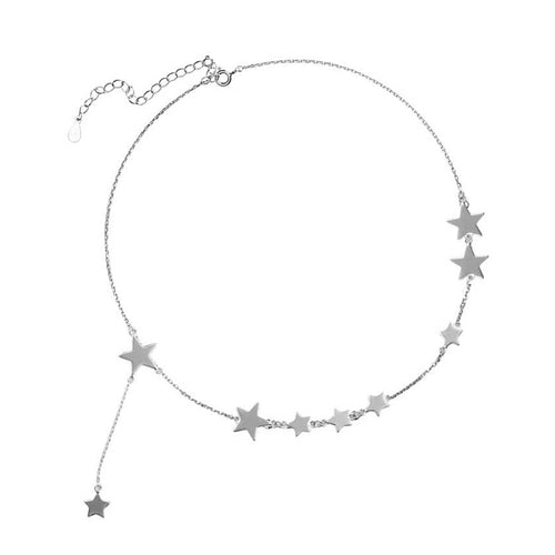 Star Short Clavicle Necklace for Women
