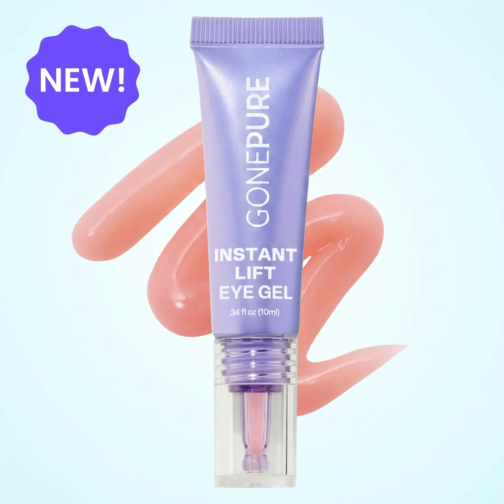 NEW! Instant Lift Eye Gel - For Puffiness & Bags, Wrinkles, Fine Lines and Dark Circles, Anti Aging Skin Care for Men & Women with Collagen Targeting Biotech